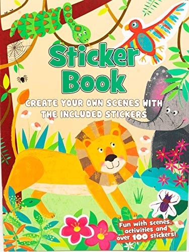 Create Your Own Scenes Jungle Sticker Book [Paperback] North Parade Publishing