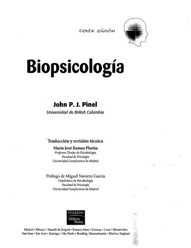 Biopsicología John P. J. Pinel