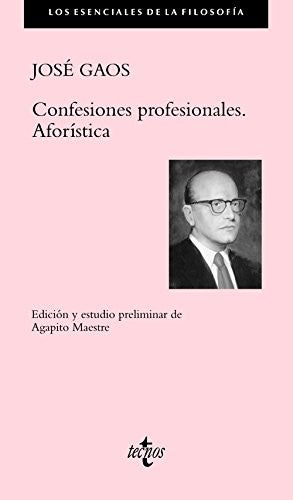 Confesiones Profesionales. Aforística