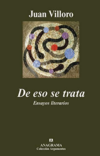 De eso se trata [Paperback] Villoro, Juan