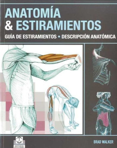 Anatomía y estiramientos: Guía de estiramientos. Descripción anatómica [Paperback] Walker, Brad