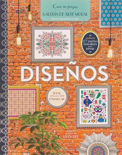 Para colorear adultos. Galería de arte mural: Diseños coloring book [Paperback] Dee, Lizzt