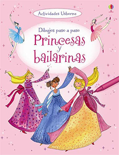 Dibujos paso a paso. Princesas y bailarinas