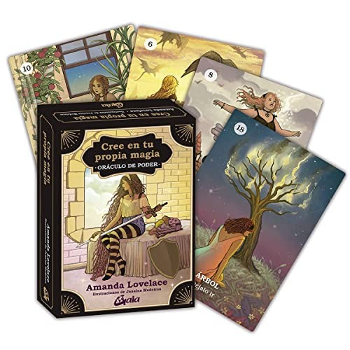 Cree en tu propia magia. Oráculo de poder (Libro y cartas) [Paperback] Lovelace, Amanda and Medeiros, Janaina