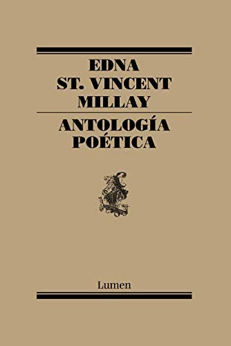 Antología poética [Paperback] St. Vincent Millay, Edna