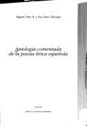 Antologia comentada de la poesia lirica espanola/ Commented Anthology of the Spanish Lyric Poetry [Paperback] Taboada, Miguel Diez R. and Diez, Miguel