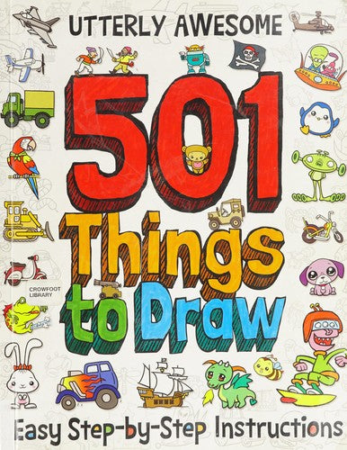 501 Utterly Awesome Things to Draw [Paperback] Green, Barry