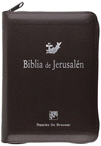 Biblia de Jerusalen de bolsillo con cremallera: Modelo 3 Escuela Biblica y Arqueologica de Jerusalen