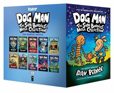 Boxed - Dog Man: The Supa Buddies Mega Collection: From the Creator of Captain Underpants (Dog Man #1-10 Box Set) [Hardcover] Pilkey, Dav