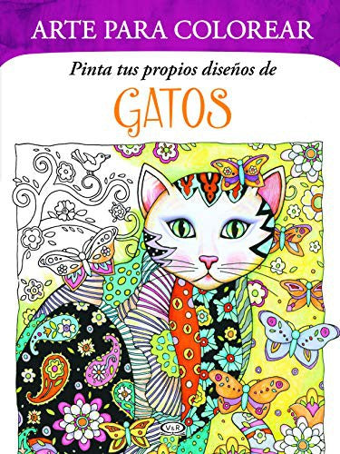 Arte para colorear. Pinta tus propios diseños de gatos