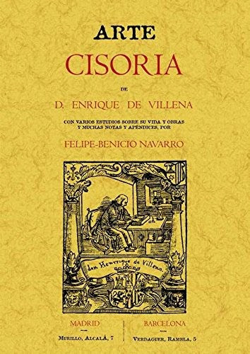ARTE CISORIA [Paperback]