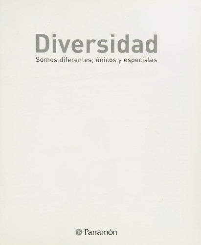 Diversidad [Hardcover] Parramon