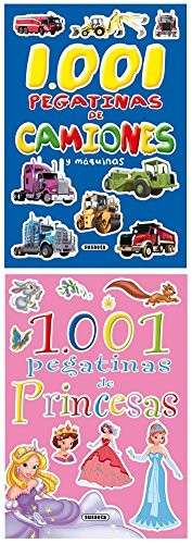 1001 Pegatinas (2 Titulos) [Paperback]