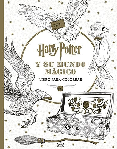 HARRY POTTER Y SU MUNDO MÁGICO LIBRO P/COLOREAR