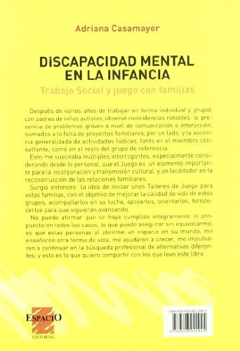 DISCAPACIDAD MENTAL EN LA INFANCIA [Paperback] Casamayor, Adriana